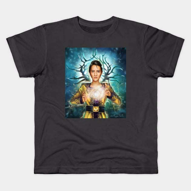 sunsummoner Kids T-Shirt by mayyaflowers